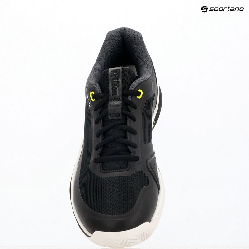 Férfi teniszcipő Wilson Rush Lite 5 black/white/safety yellow 9