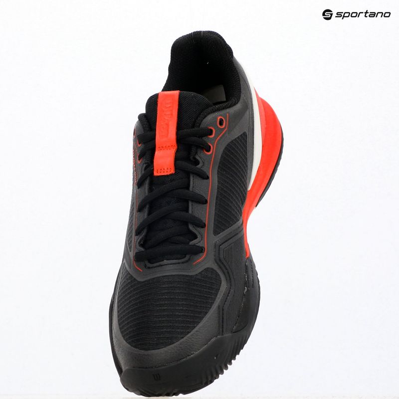 Férfi teniszcipő Wilson Rush Pro 5 Clay black/infrared/white 9