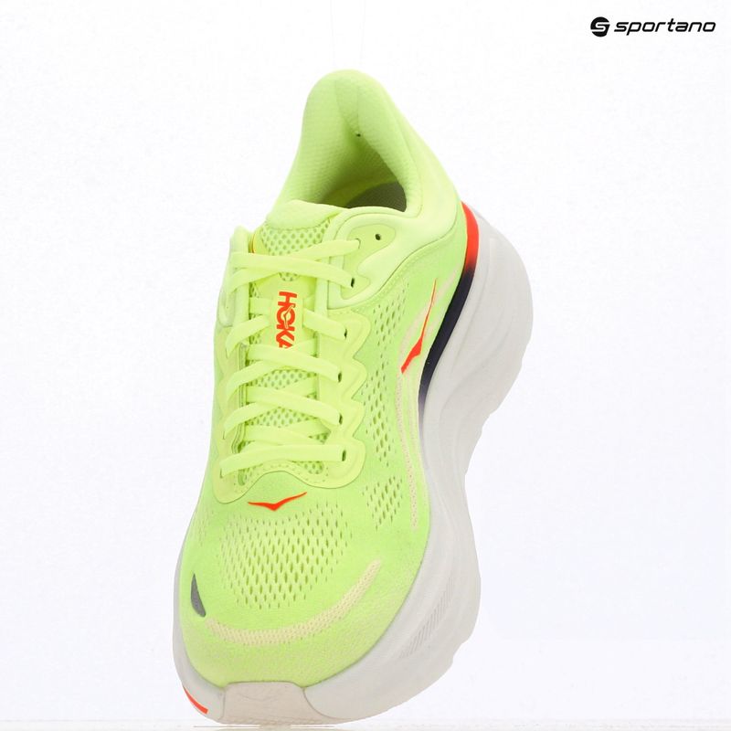 Férfi futócipők HOKA Bondi 9 Wide neon yuzu/sunlight 10