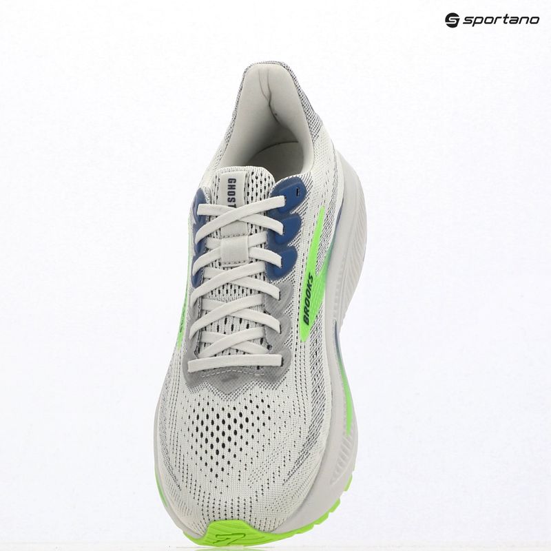 Férfi futócipő Brooks Ghost 17 oyster/beacon blue/gecko 17