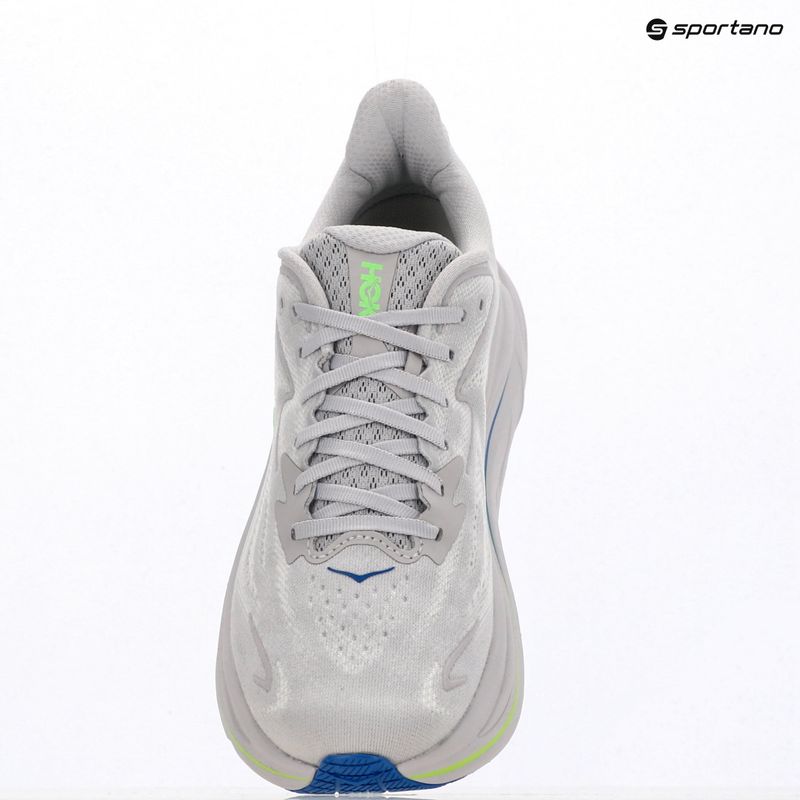 Férfi futócipők HOKA Clifton 10 ash grey/neon green 10