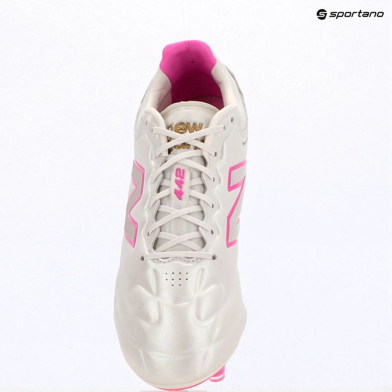 Futballcipő New Balance Elite V3 FG sea salt/pink heat 9