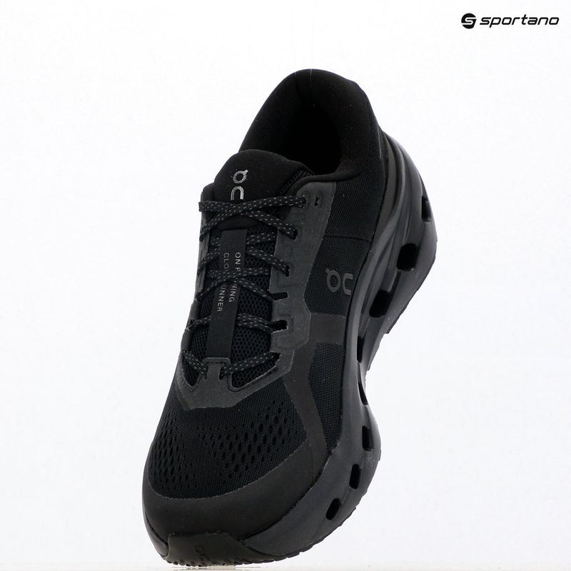 Férfi futócipő On Cloudrunner 3 Wide fekete/fekete 9
