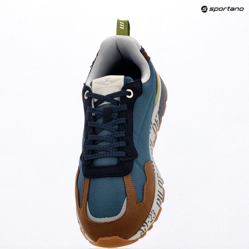 Férfi cipők Aeronautica Militare SC0276UCT04327 avio/brown 9