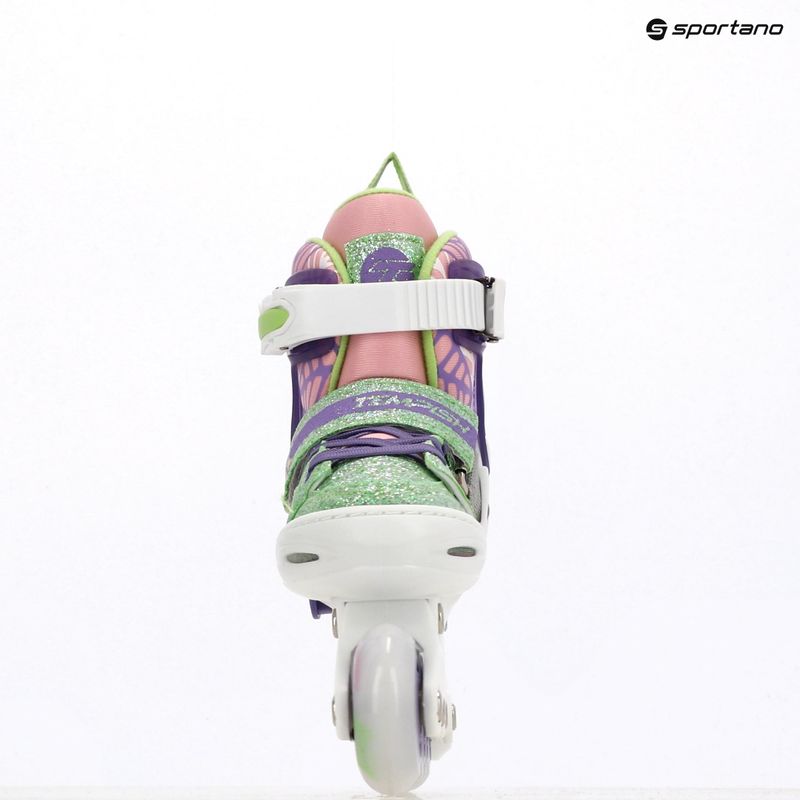 Gyerek görkorcsolya Tempish Bam-Bu Flash white/pink 12