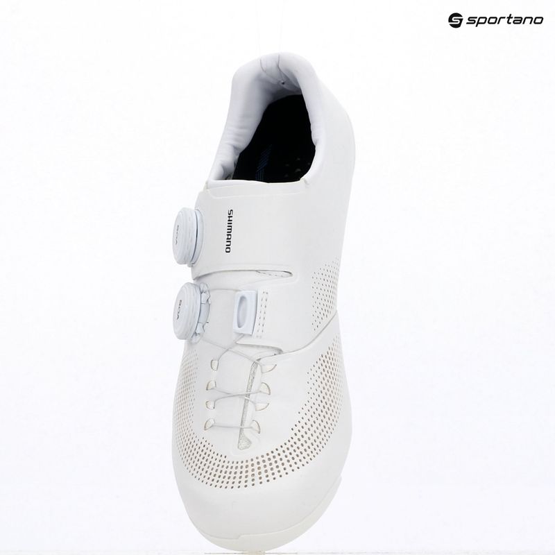 Férfi országúti kerékpáros cipő Shimano SH-RC703 white 9