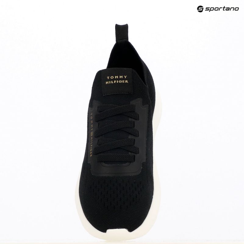 Női cipő Tommy Hilfiger Knit Extralight Runner black 9