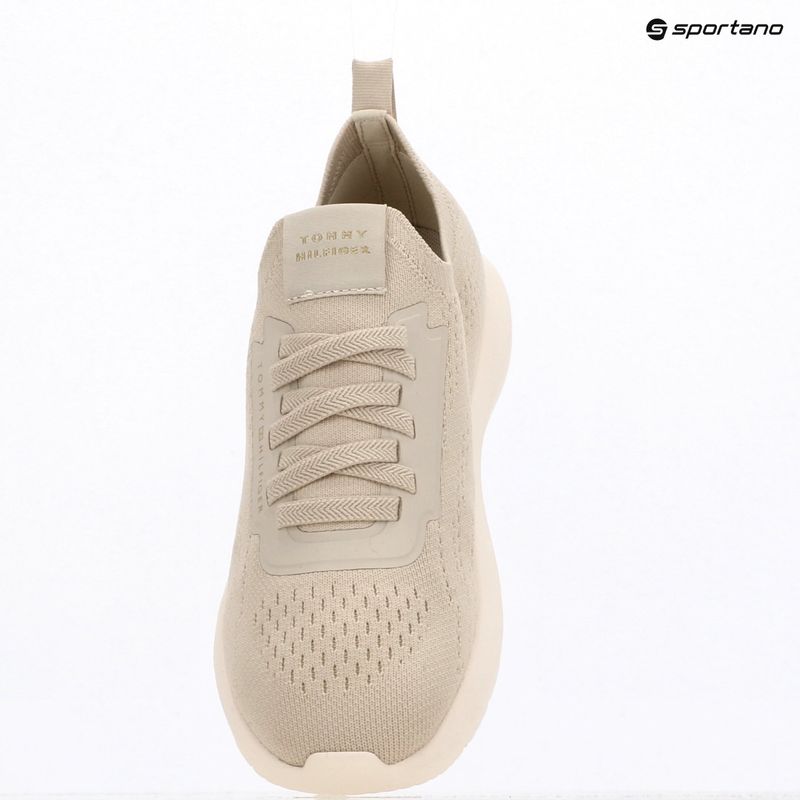Női cipő Tommy Hilfiger Knit Extralight Runner classic beige 8