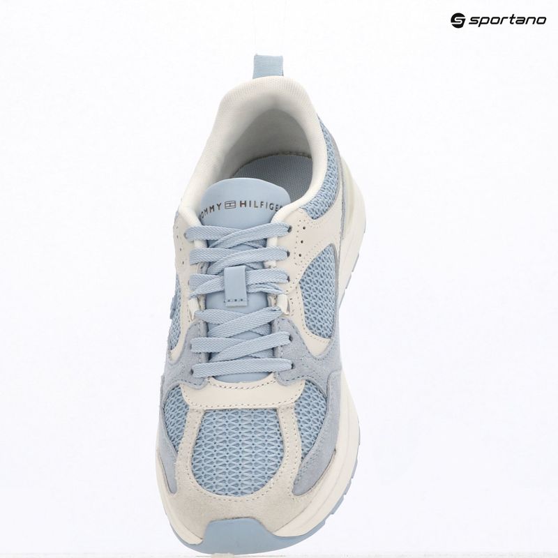 Női cipő Tommy Hilfiger Mix Material Runner brezzy blue/ecru 9