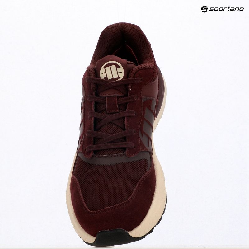 Férfi cipők Pitbull Encino dark burgundy 10