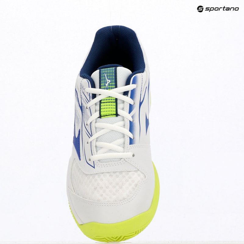 Férfi teniszcipő Mizuno Break Shot 5 CC white/dazzling blue/lightning 9