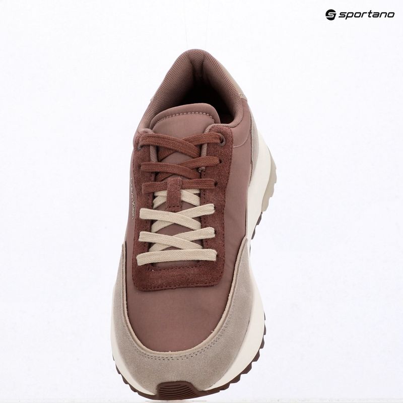 Férfi cipők Calvin Klein HM0HM02144 City Runner Laceup Nylon Mix muddy brown/desert taupe/oatmeal 9