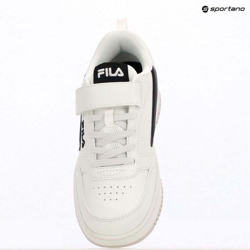 Gyerekcipő FILA Rega Nf Velcro white/black 15