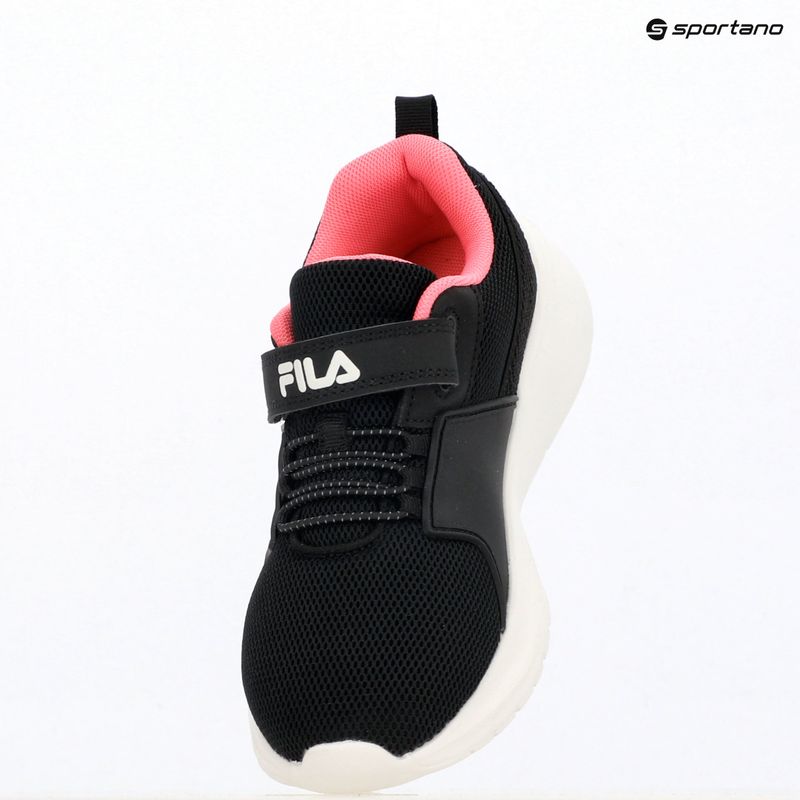 Gyerekcipők FILA Madrun Velcro black/sangria sunset 15