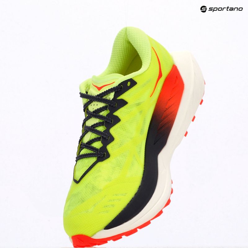 Női futócipők HOKA Rocket X Trail neon yuzu/neon flame 9