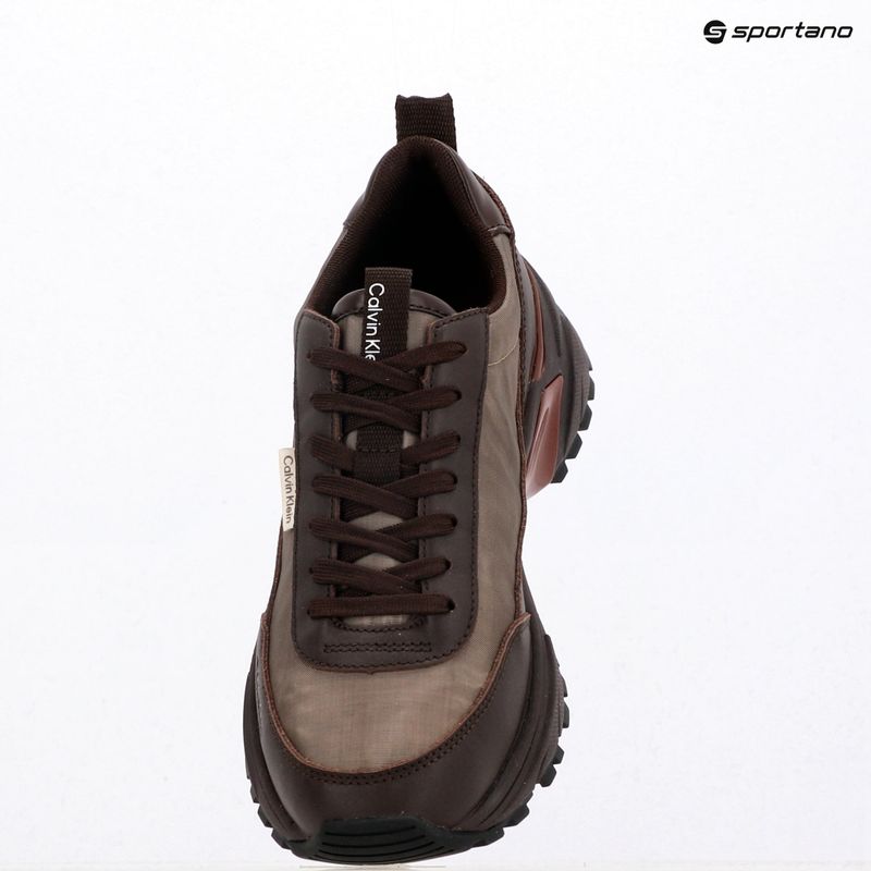 Női cipők Calvin Klein HW0HW02999 Hike Runner Organza Met Leather bordeaux/rhubarb 9