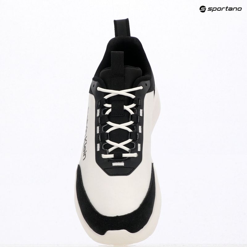 Férfi cipők Calvin Klein HM0HM02342 Light Eva Runn Essential Laceup Nylon Suede black/bright white 9