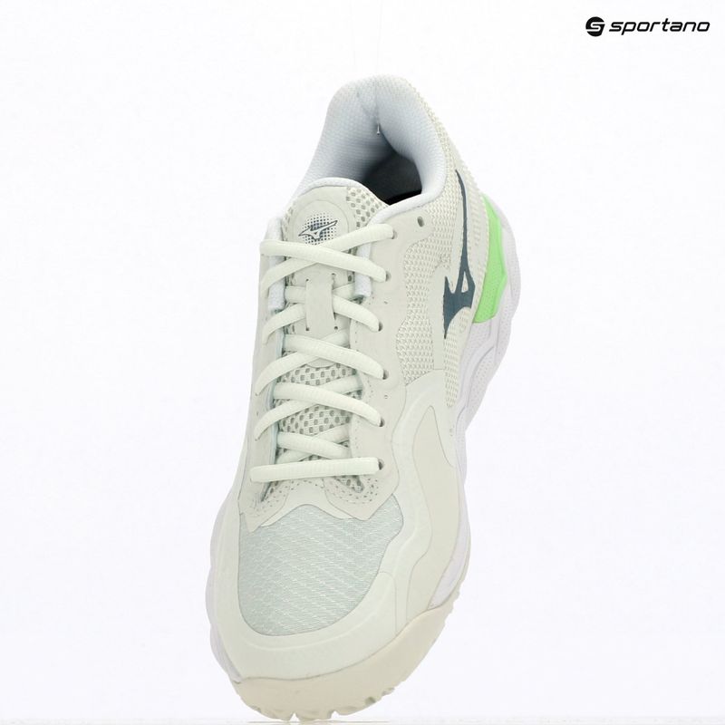 Női padelcipő Mizuno Wave Enforce Court Padel phantom green/white/glowing ap 9