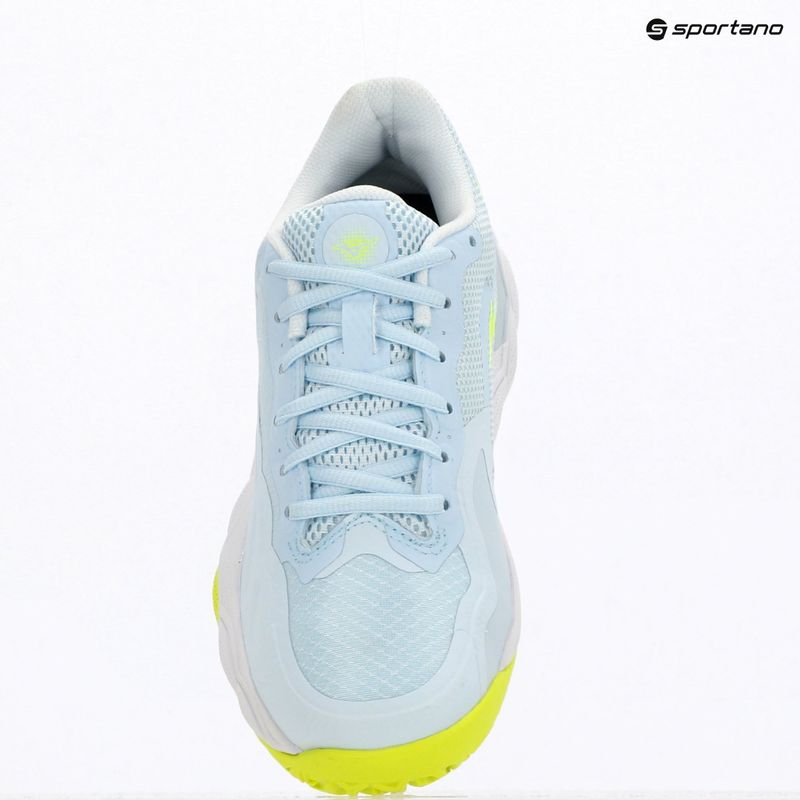 Női teniszcipő Mizuno Wave Enforce Court CC W ice water/lightning yellow/ancient 9