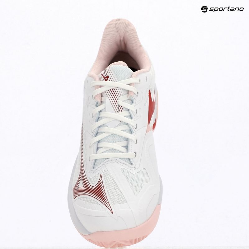 Női teniszcipő Mizuno Wave Exceed Court CC W white/pinkesque/barbados cherr 9