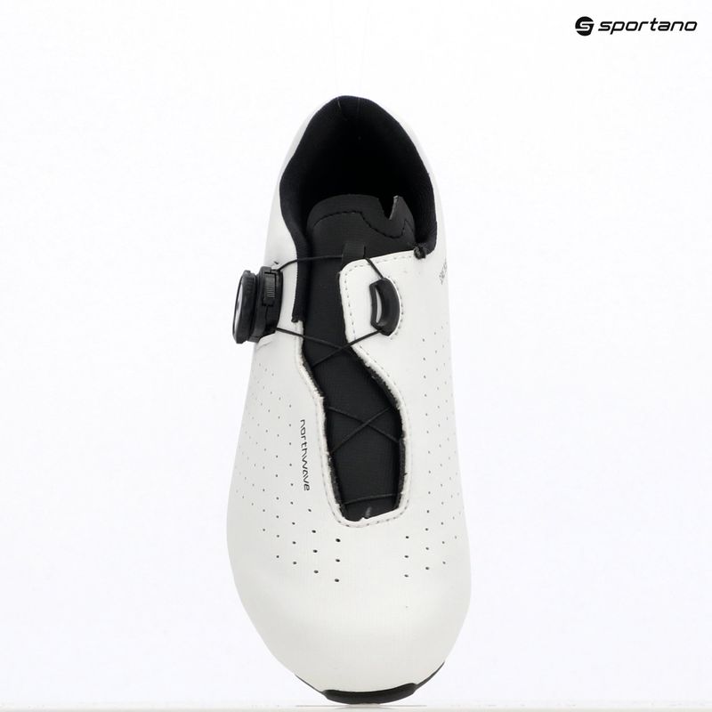 Férfi országúti kerékpáros cipő Northwave Sonic Plus white/black 9