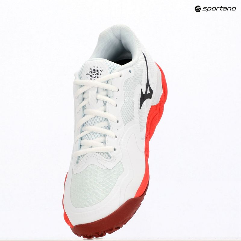Férfi teniszcipő Mizuno Wave Enforce Court CC fiery red/white/sun-dried tomato 9