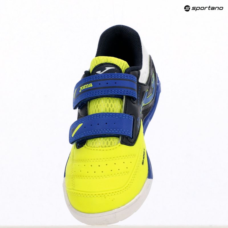 Gyerek focicipő Joma Cancha Jr IN fluor yellow 9