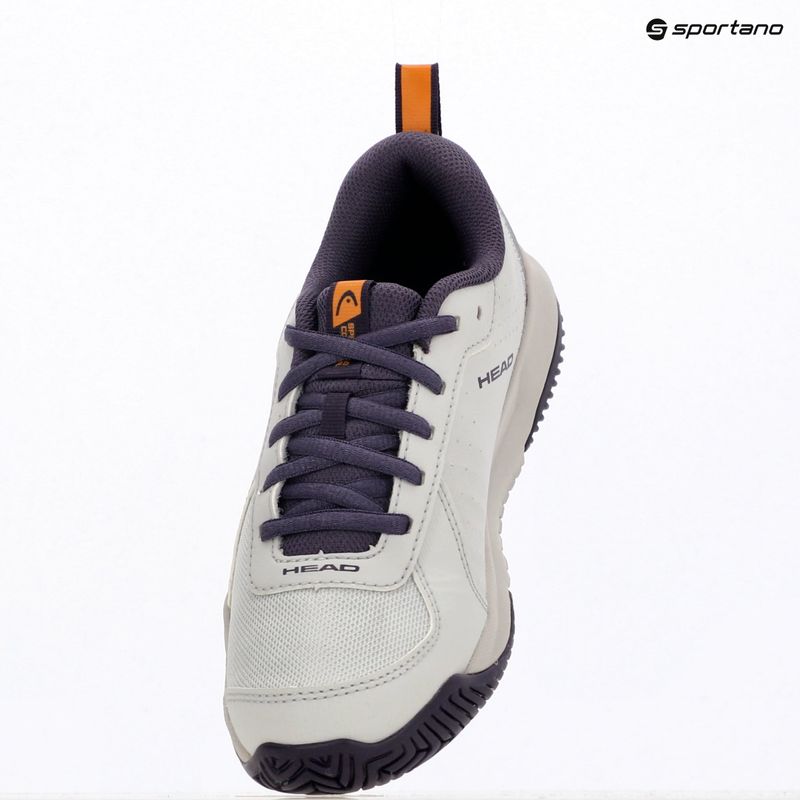 Gyerek teniszcipő HEAD Sprint Court 4.0 light grey/purple 10