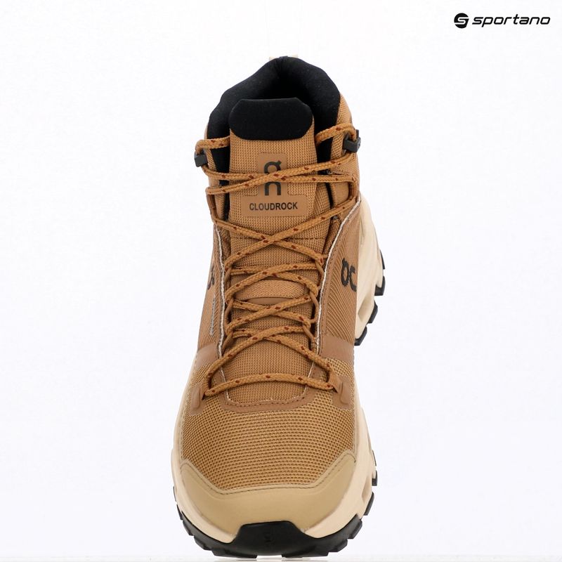 Női cipők On Cloudrock Mid Waterproof sphinx/sand 9