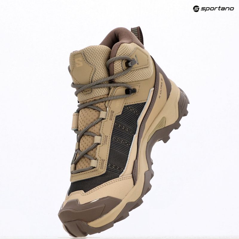 Női túrabakancs Salomon X Ultra 5 MID GTX iron/dsrtan/gre 10