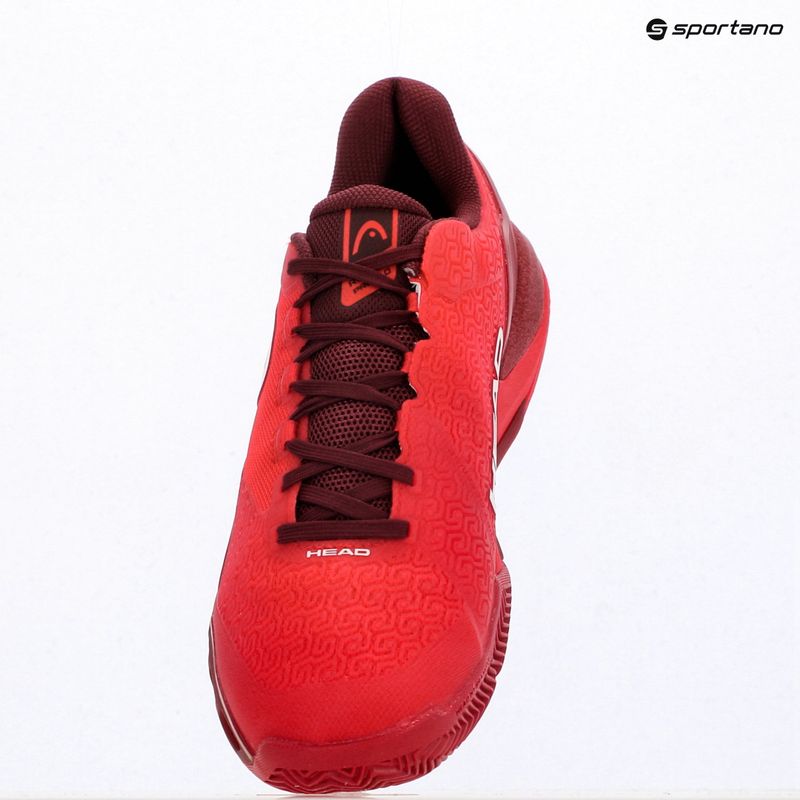 Férfi teniszcipő HEAD Revolt Pro 5.0 Clay red/dark red 10