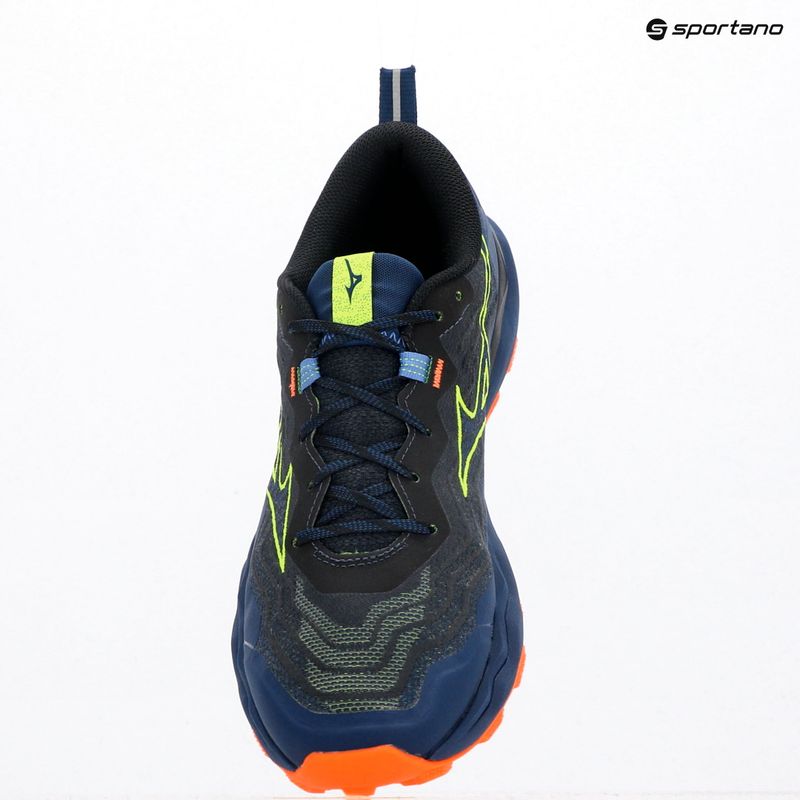 Férfi futócipő Mizuno Wave Daichi 9 estate blue/lightning yellow 4