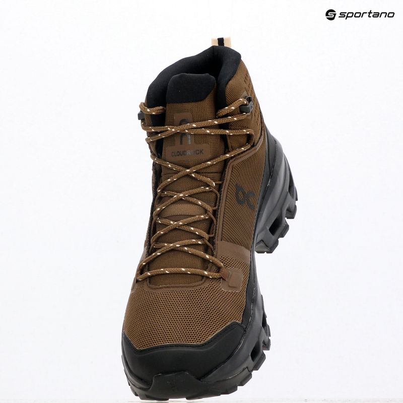 Férfi túrabakancs On Cloudrock Mid Waterproof earth/black 3