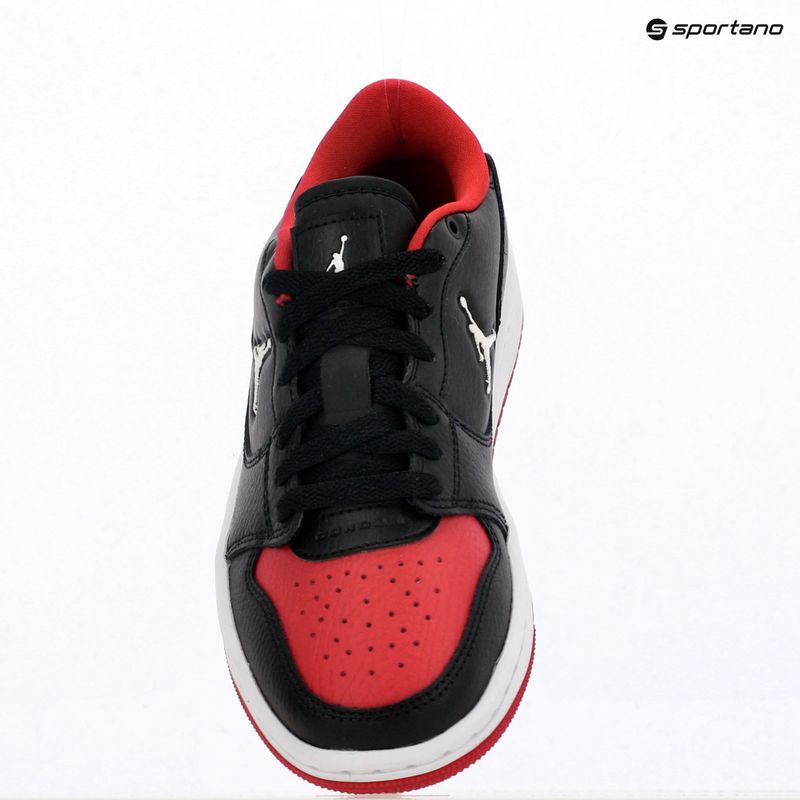 Gyerekcipők Nike Jordan Court Connect Low black/gym red/white 6