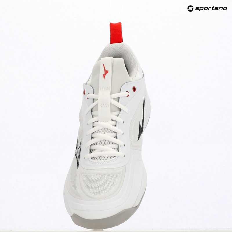 Mizuno Wave Luminous 3 röplabdacipő white/black/fiery red 4