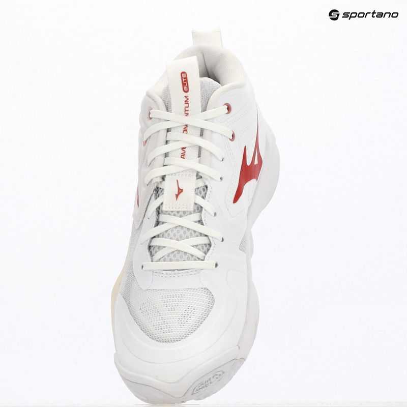 Női röplabdacipő  Mizuno Wave Momentum Elite Mid White/Rose Elegance/Lava Falls 4