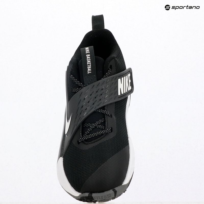 Nike Team Hustle D 12 fekete/antracit/fehér cipő 9