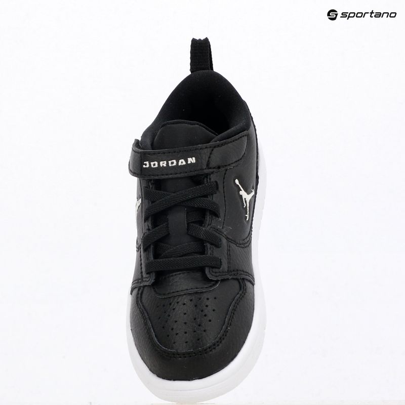 Gyerekcipők Nike Jordan Court Connect Low black/white 6