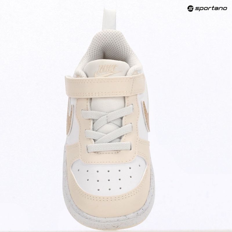 Gyerekcipők Nike Court Borough Low white/chalk/white/shimmer 6