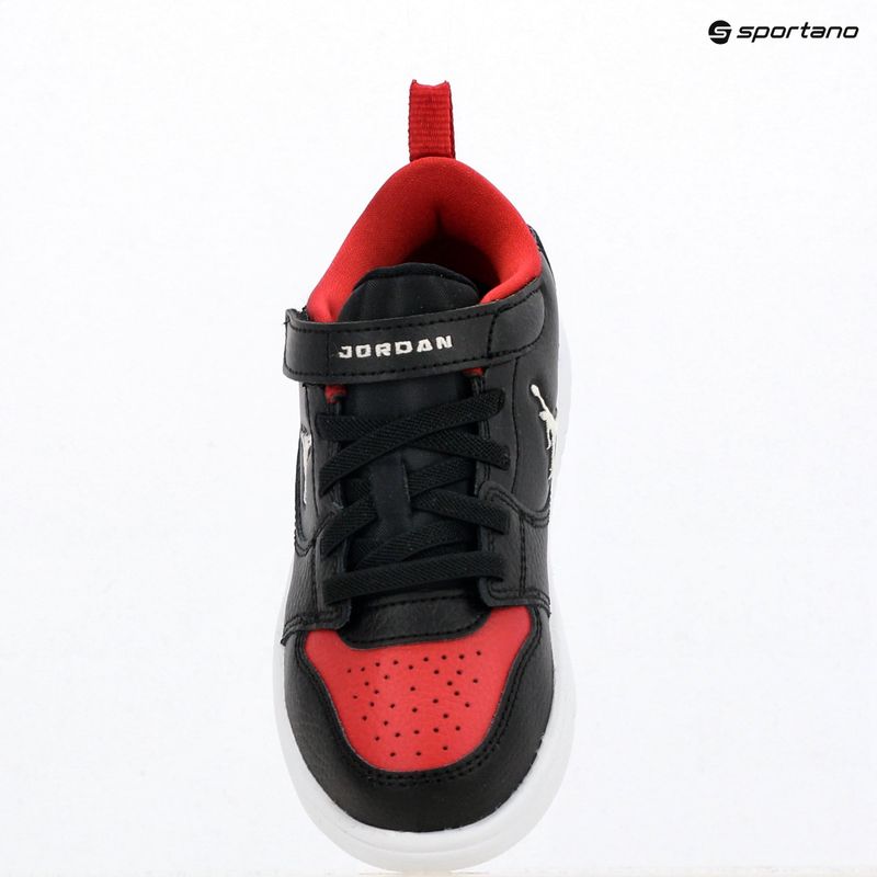 Gyermekcipő Jordan Court Connect Low black/gym red/white 6