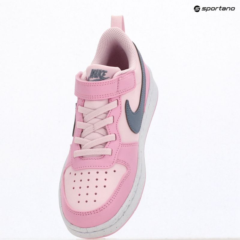 Gyerekcipők Nike Court Borough Low Recraft pink foam/pink rise/white/ashen slate 6