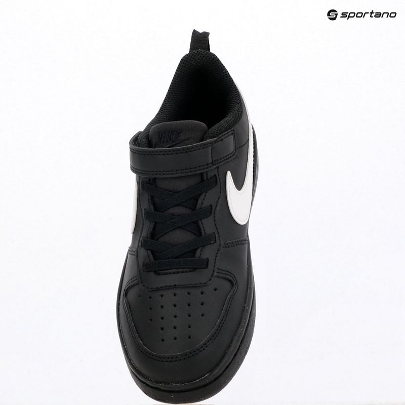 Gyerekcipők Nike Court Borough Low Recraft black/black/white 6