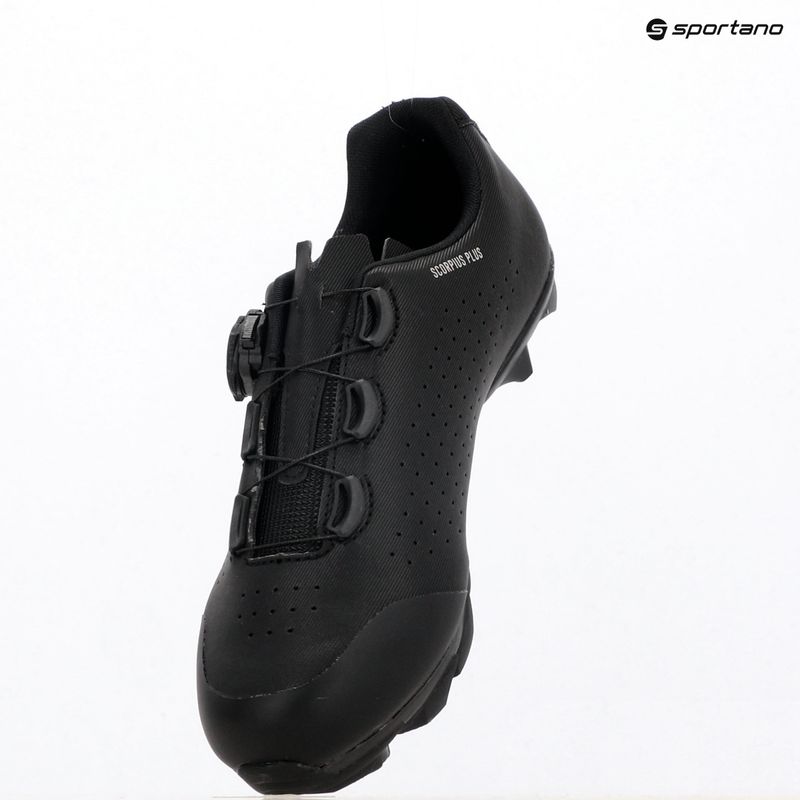 Férfi MTB kerékpáros cipő Northwave Scorpius Plus black 5
