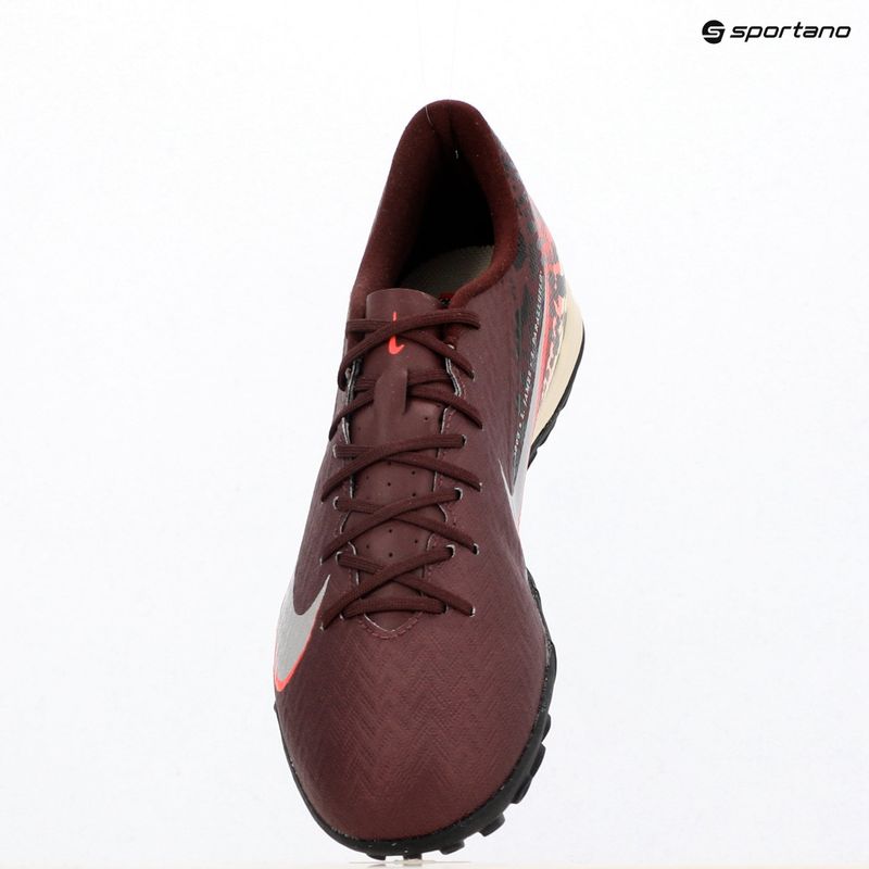 Férfi futballcipő Nike United Mercurial Vapor 16 Academy TF burgundy crush/metallic silver 6