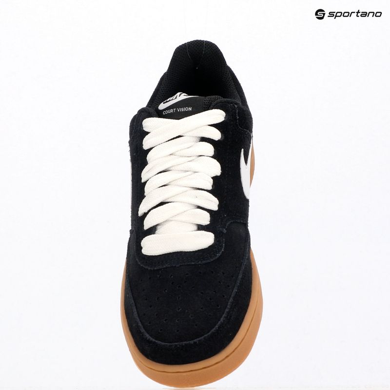Férfi cipők Nike Court Vision Low FL black/gum med brown/white 13