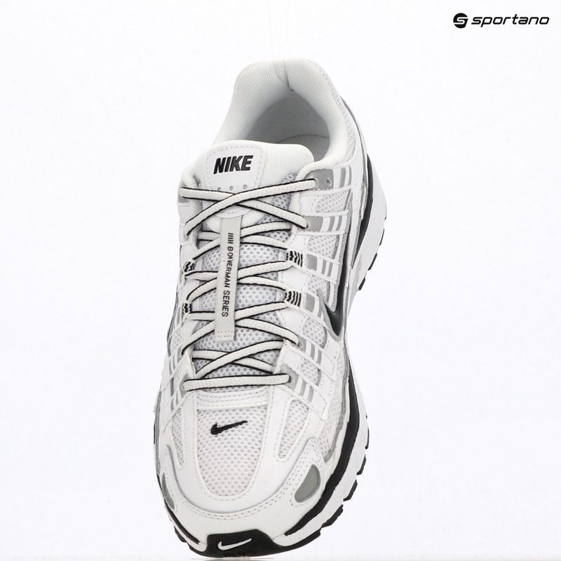 Férfi cipők Nike P-6000 white/metallic silver/black/black 6
