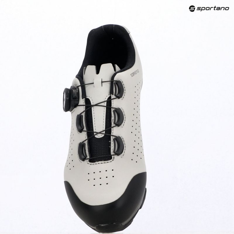 Férfi MTB kerékpáros cipő Northwave Scorpius Plus light grey/black 5