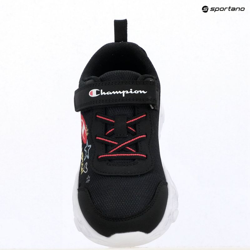 Gyermekcipő Champion Funfair Print G PS Low Cut new black/fluorescent pink/imperial light blue 10