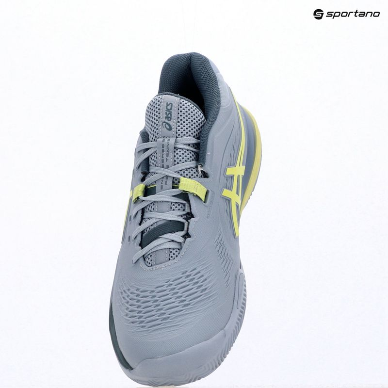 Férfi teniszcipő ASICS Gel-Resolution X Clay grey blue/pistachio 9