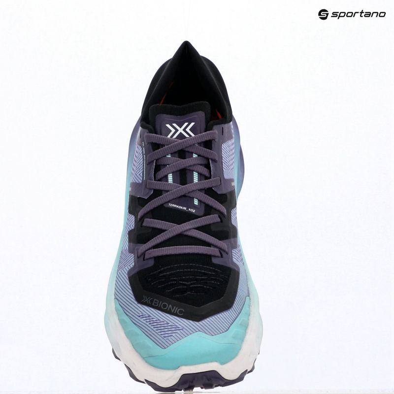 Futócipő + zokni X-Bionic Terraskin X02 aqua/deep purple 3
